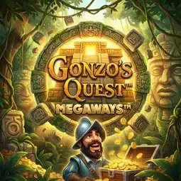 Gonzos Quest Megaways game at Tiki Taka Casino for United Kingdom players